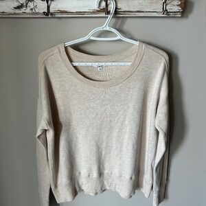 Community Sweater w/Cashmere Cream - Size XS